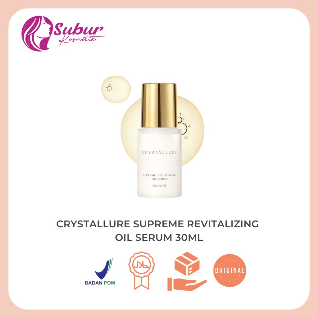 Jual Wardah Crystallure Supreme Revitalizing Oil Serum 30Ml Shopee Indonesia
