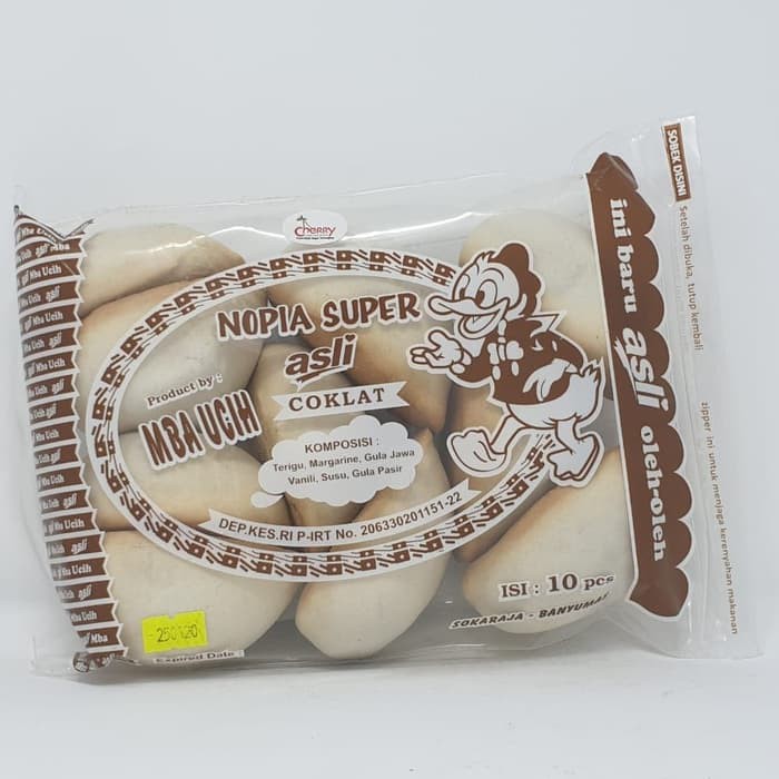 Jual Nopia Asli Rasa Coklat 400 Gr Snack Oleh-Oleh Purwokerto Cokelat | Shopee Indonesia