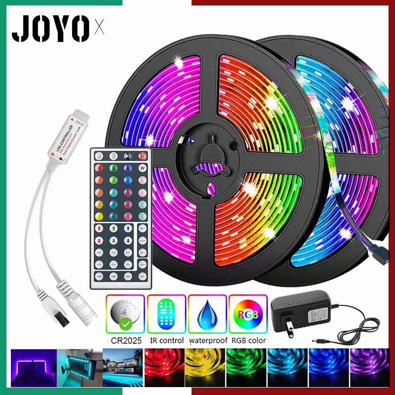 Jual 54D Led Strip Rgb 5050 Ip65 12V Remote 10M 2 Cabang Lengkap | Shopee Indonesia