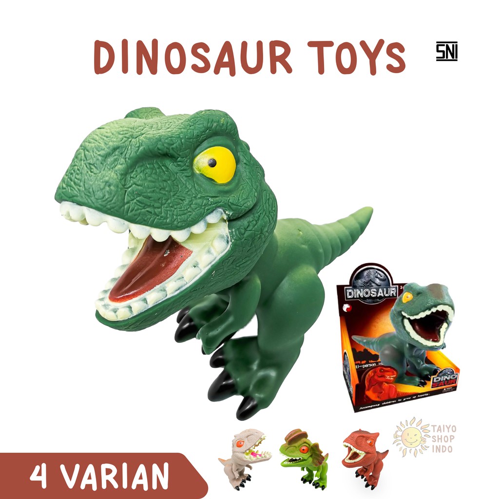 Jual Mainan Anak Dinosaurus Dino Toys Karet | Shopee Indonesia