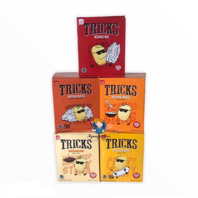 TRICKS biskuit kentang potato baked crisps 10 x 20gr Shopee Indonesia