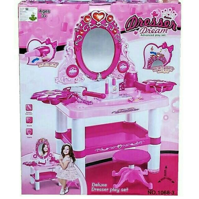 Jual Mainan Anak Meja Rias Dresser Dream | Shopee Indonesia