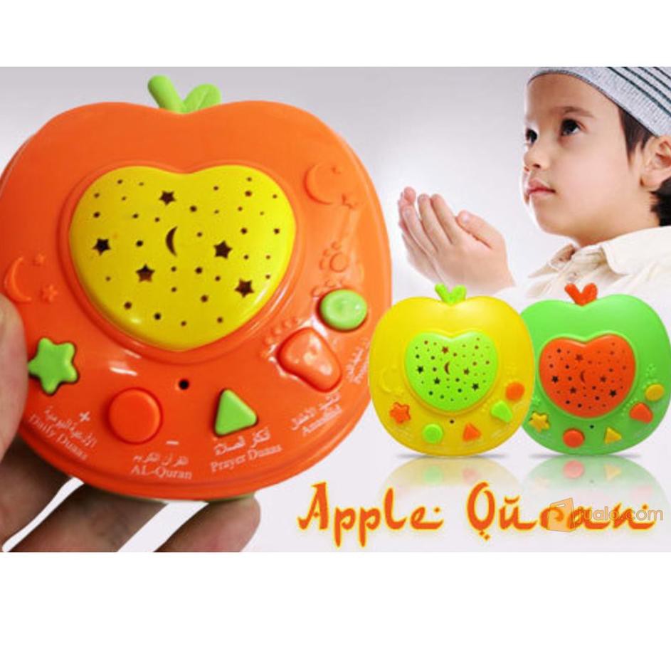Jual Harga Mainan Anak Muslim Apple Learning Quran + Projector Lamp / Apel Quran / Apple Quran Indonesia|Shopee Indonesia