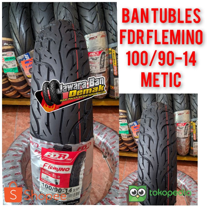 Jual BAN MOTOR FDR FLEMINO 100/9014 TUBLES METIC LEXY VARIO AEROX BEAT