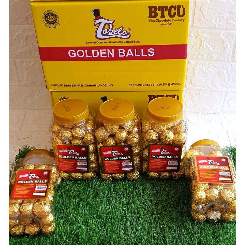 Jual Tobelo Golden Balls 300Gr-Coklat Bulat Toples-Isi 45Pcs-Camilan-Cemilan Enak-Hampers-Lebaran-Idul Fitri-Grosir-Murah | Shopee Indonesia