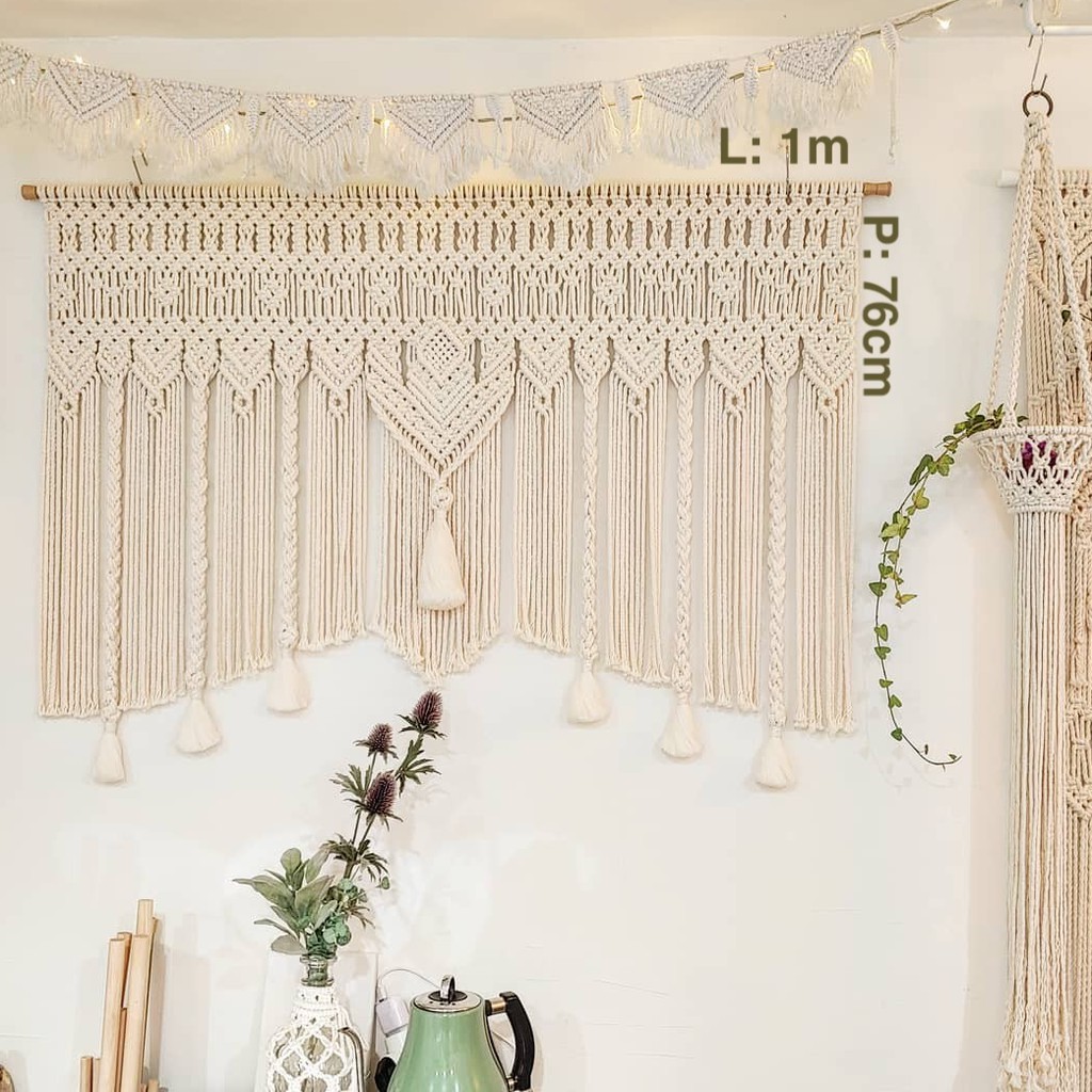 Jual Macrame wall hanging / makrame hiasan dinding Shopee Indonesia