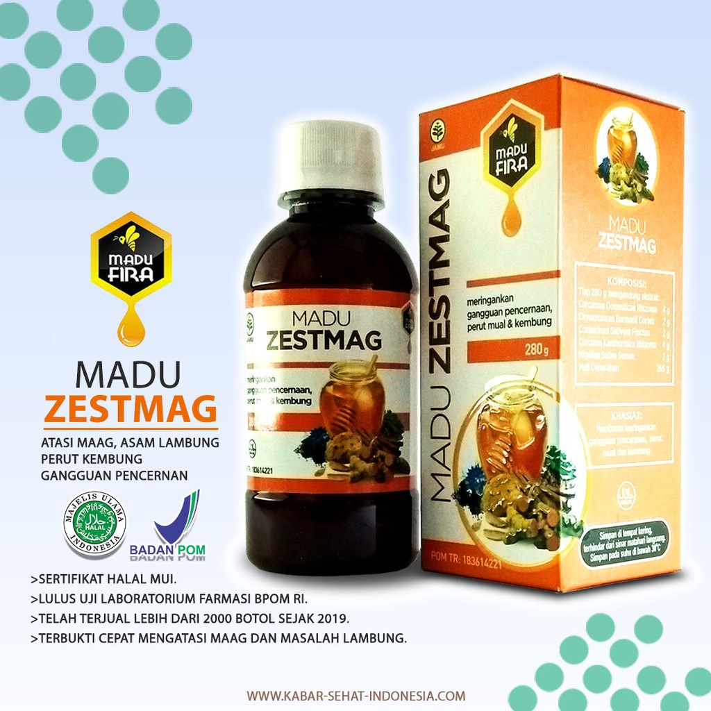 Jual Madu Zestmag Madu Maag dan Asam Lambung Indonesia