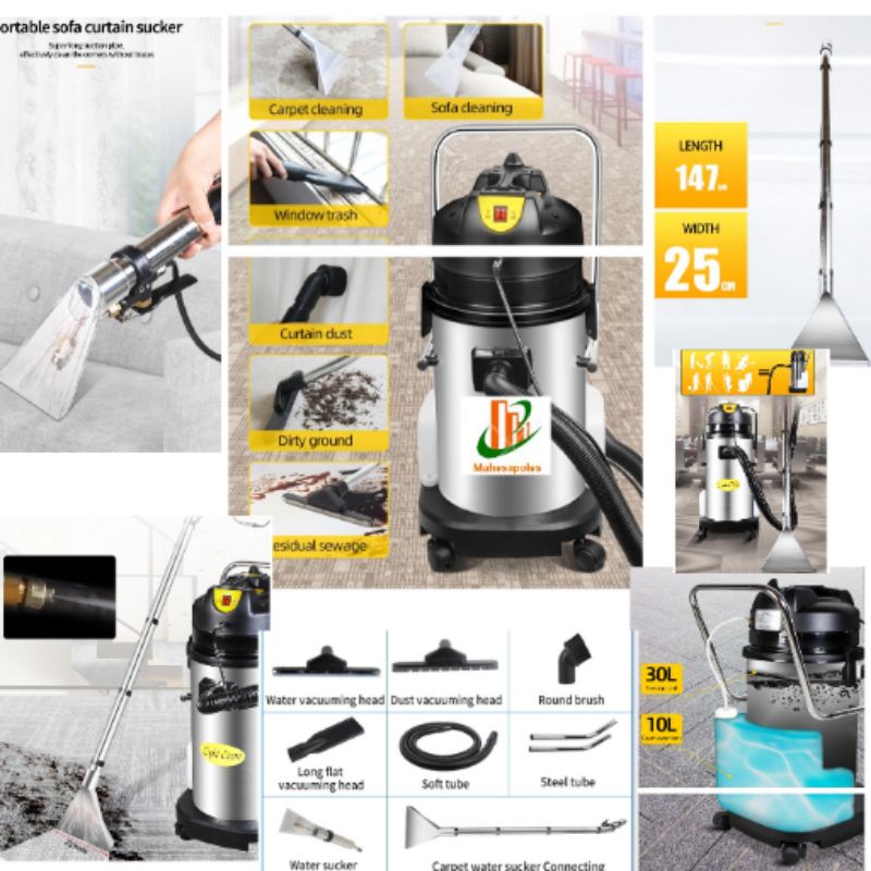 Jual vacuum ekstraktor 30L vacuum cuci karpet cuci sofa cuci springbed
