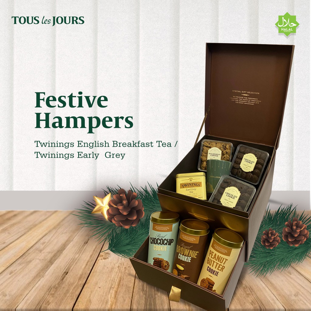 TOUS les JOURS Festive Hampers / Parcel Shopee Indonesia