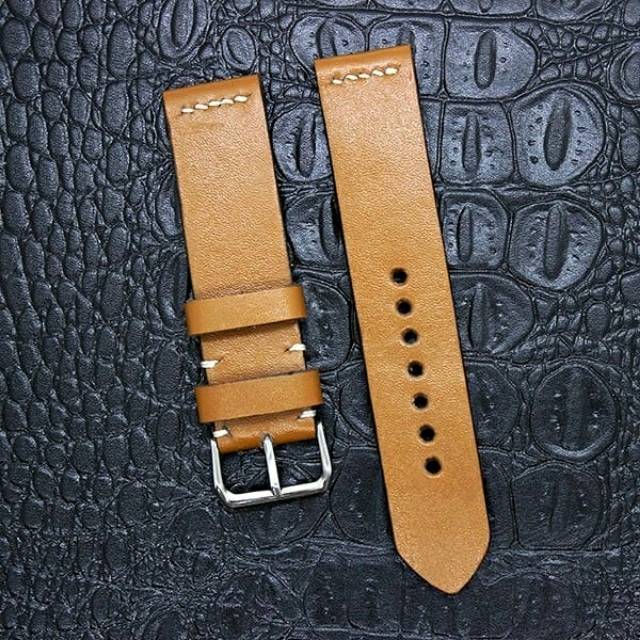 Jual Tali Jam Tangan Kulit Asli Handmade Watch Strap