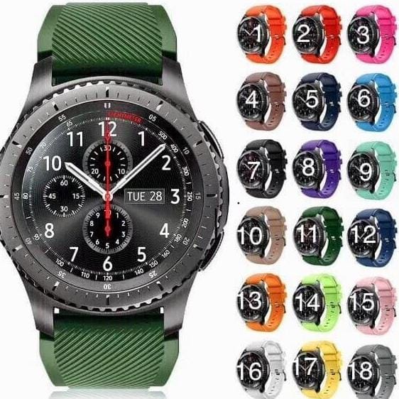 Jual Samsung Gear S4 46Mm Sillicone Strap 22Mm Limited Edition | Shopee Indonesia
