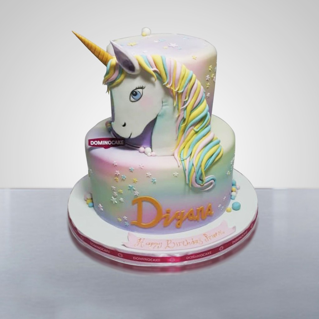Kue Ultah Tema Unicorn Paimin Gambar
