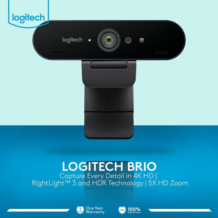Jual Logitech Brio Ultra Hd Pro Webcam | Shopee Indonesia