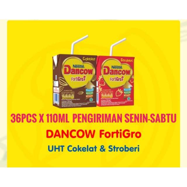 Jual Dancow Fortigro Uht 110Ml Siap Minum | Susu Dancow Uht | Shopee Indonesia