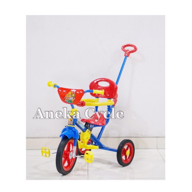 Sepeda Anak Roda Tiga PMB Jagaan Dorongan Tricycle Dorongan Stir Jagaan