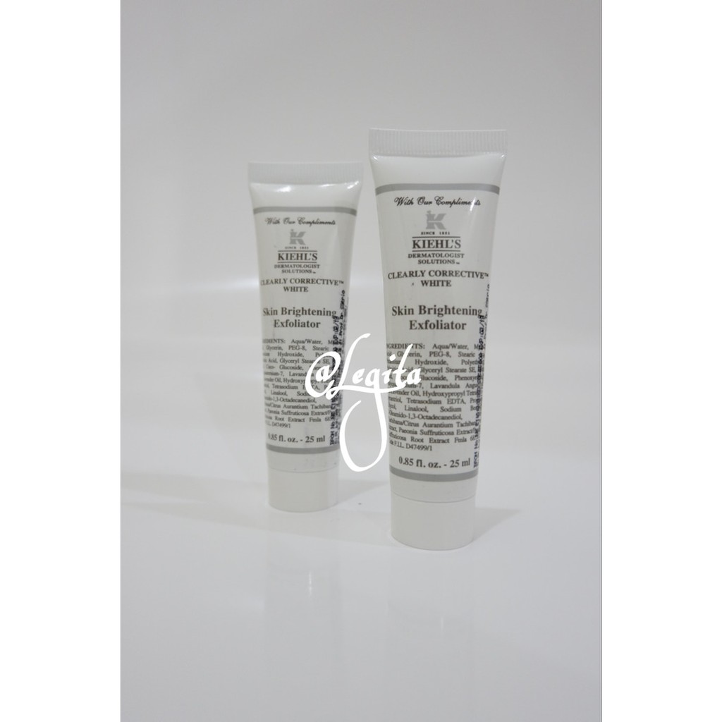 Jual Kiehls Skin Brightening Exfoliator 25ml Shopee Indonesia