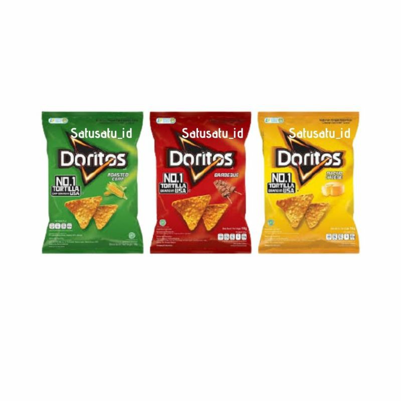 Doritos Roasted Corn Doritos Nacho Cheese Doritos Barbeque Shopee Indonesia
