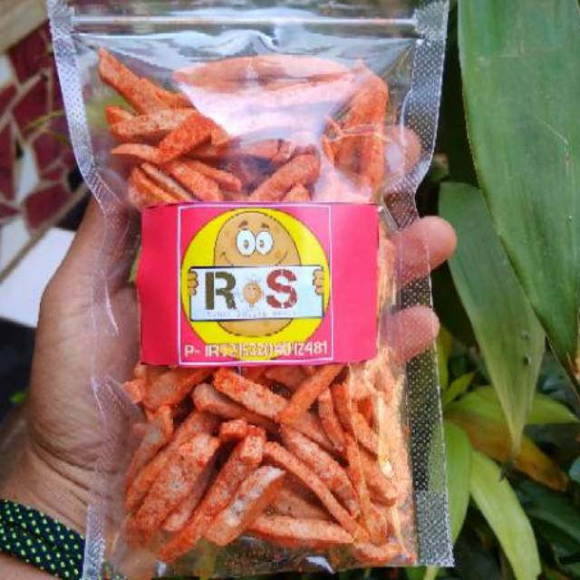 Basreng stik pedas balado.cemilan basreng Shopee Indonesia
