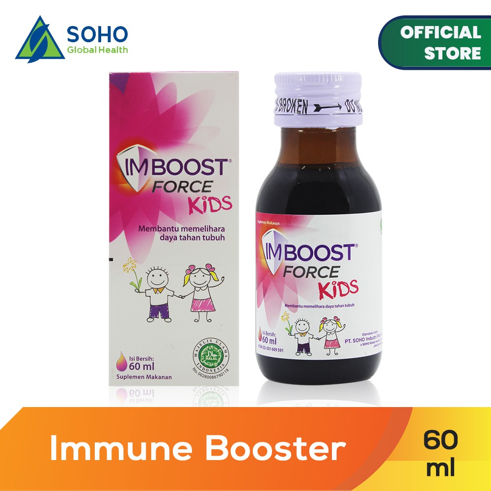 Imboost Force Kids Syrup Daya Tahan Tubuh 60ml Shopee Indonesia