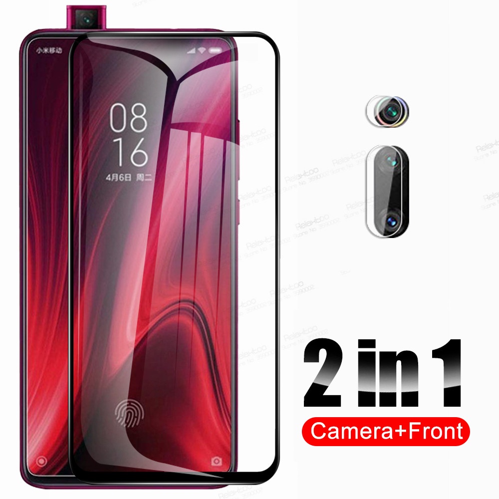 Jual 2 In 1 Camera Tempered Glass For Xiaomi Mi 9T Pro Mi9 T 9Tpro Xiomi 9 Lite 8 Light 9Se Screen Protector 9D Cover Protective Film | Shopee Indonesia