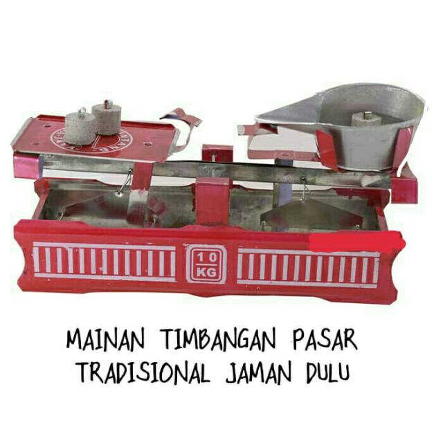 Jual Mainan Anak Timbangan Tradisional Bahan Logam Seng | Shopee Indonesia