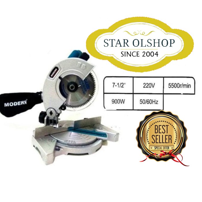 Mesin potong alumunium / kayu / besi 7 inch Modern cut off M3700 Shopee Indonesia