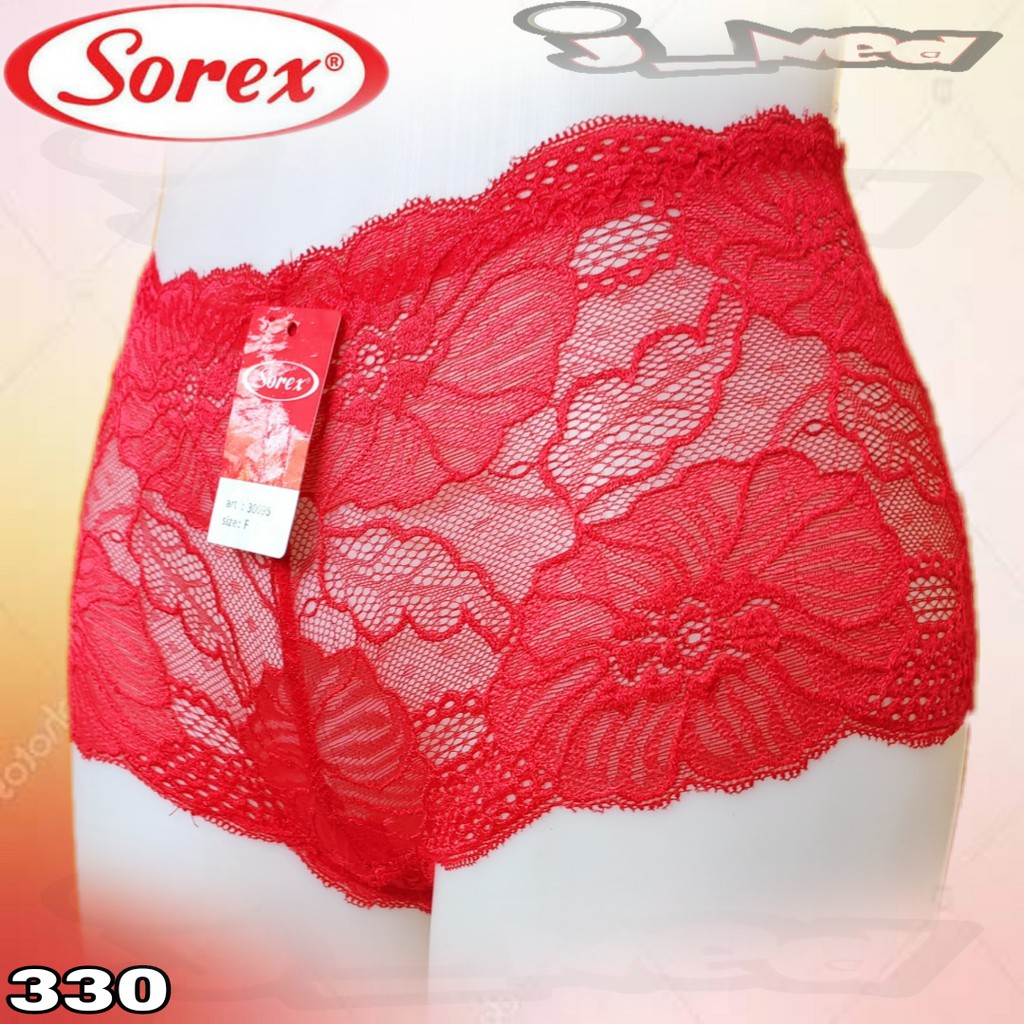 J330 CELANA DALAM WANITA RENDA BROKAT TRANSPARAN SOREX 30096 UKURAN ALL SIZE Shopee Indonesia