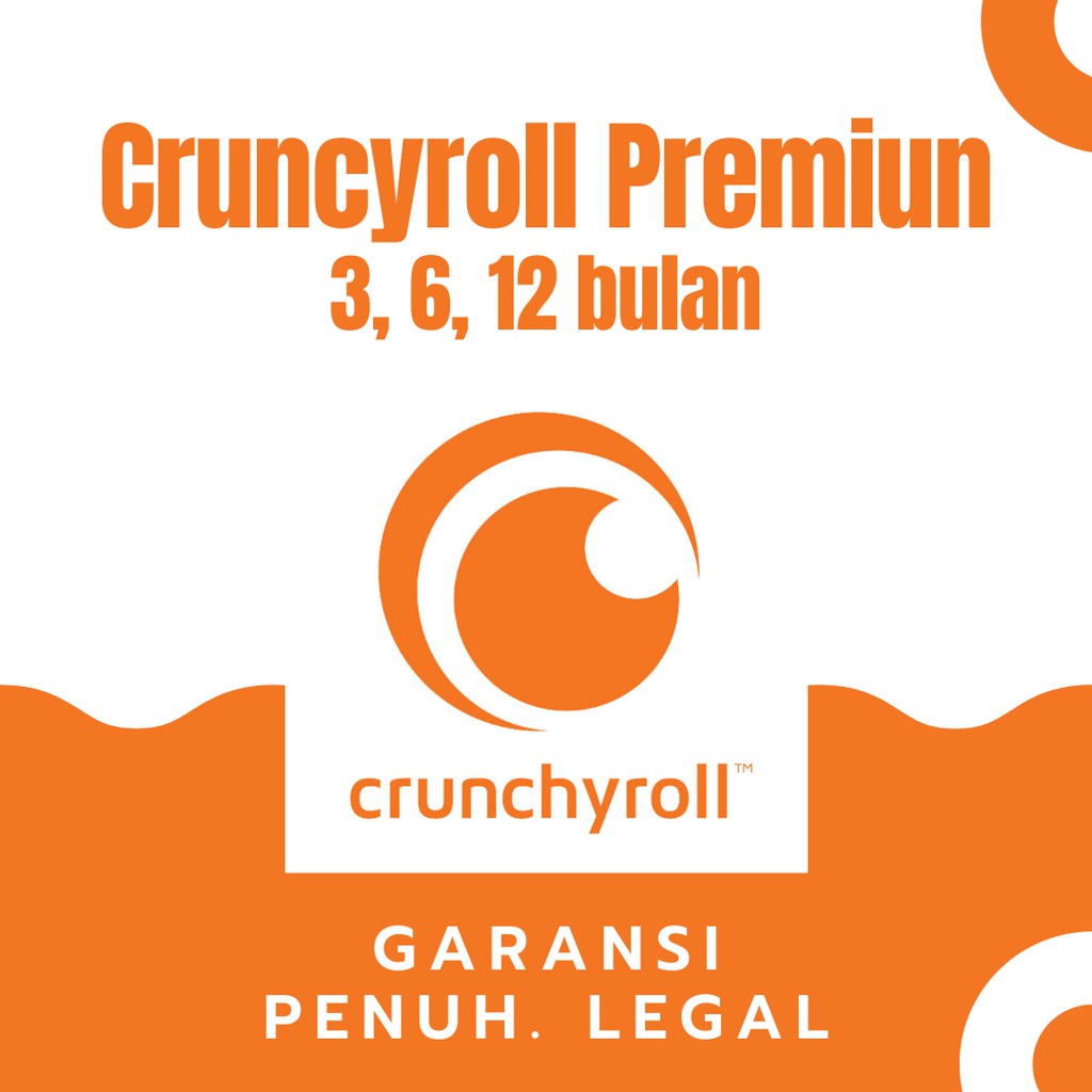 Crunchyroll Premium Account Garansi PENUH Shopee Indonesia