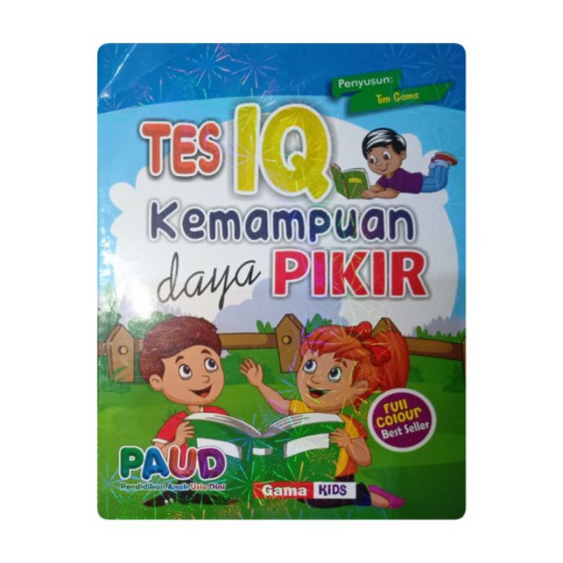 Jual Buku Tes IQ Kemampuan Daya Pikir PAUD Full Color Ukuran Besar