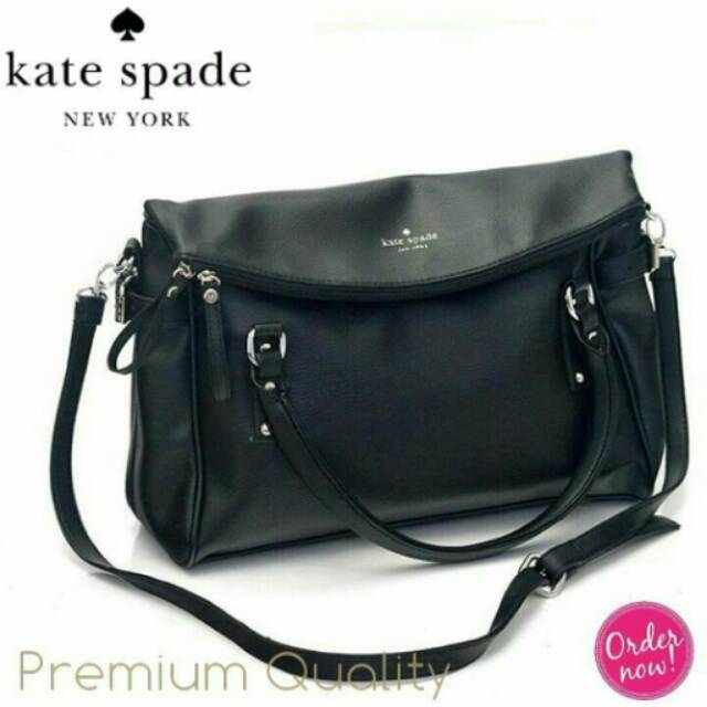 Katepade Cobble Hill [Hitam/Hitam] Kate Spade Leslie Tas Wanita Cantik