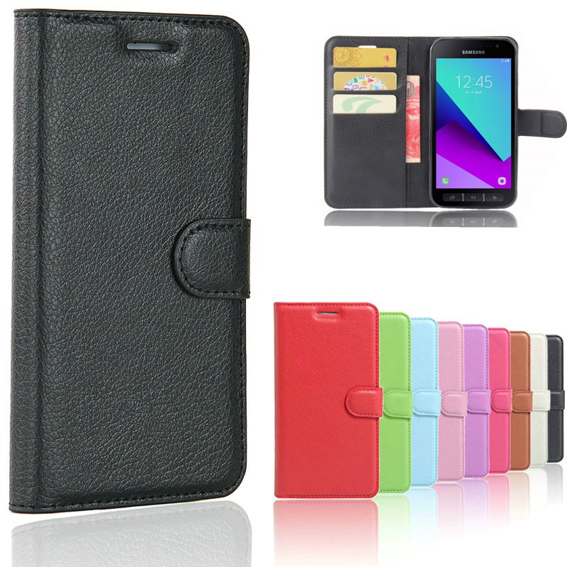 Jual Termurah For Samsung Galaxy Xcover 4 Case Wallet Leather Flip Cover For Samsung Galaxy Xcover 4 | Shopee Indonesia