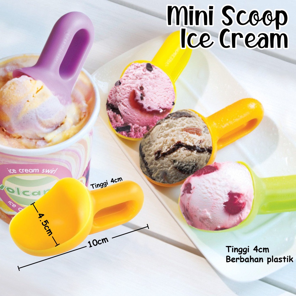 Jual Mini Scoop Ice Cream (1 Bal 12 Pcs) Shopee Indonesia