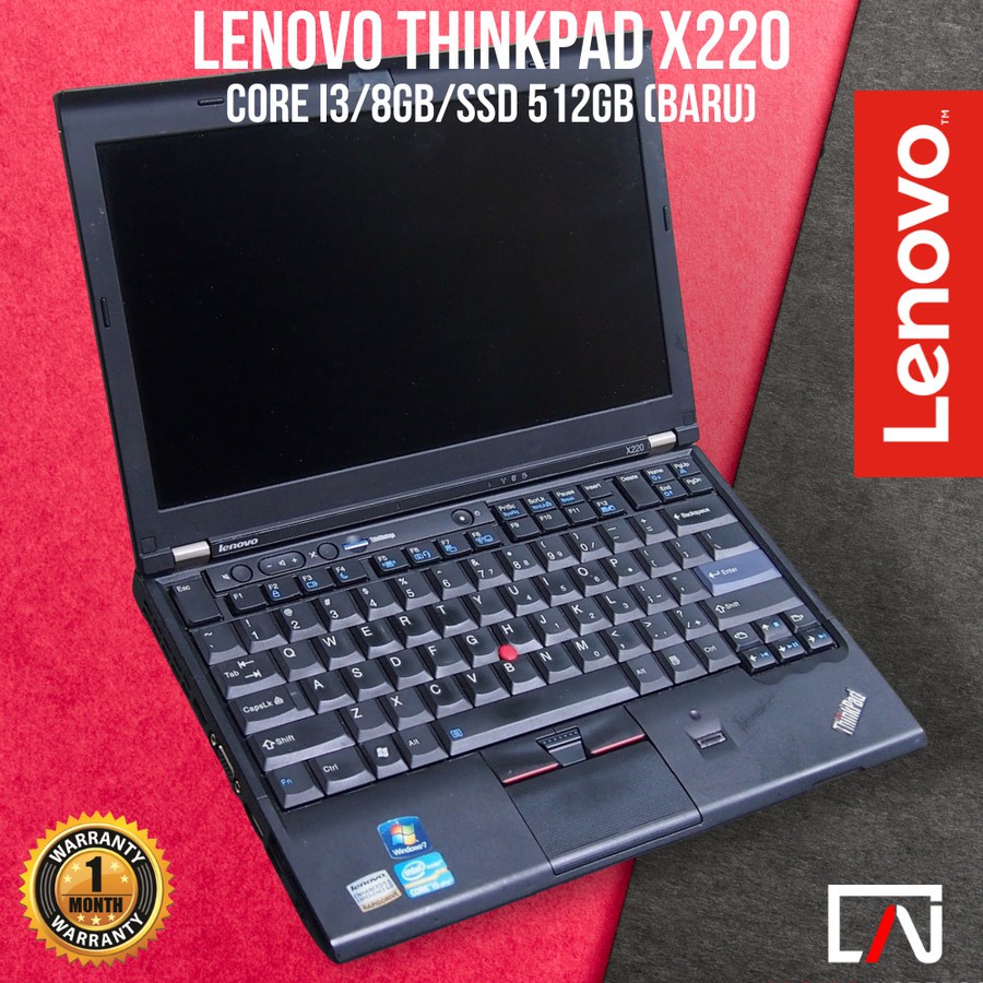 Laptop Lenovo Thinkpad X220 Intel Core i3 Second Bergaransi Shopee