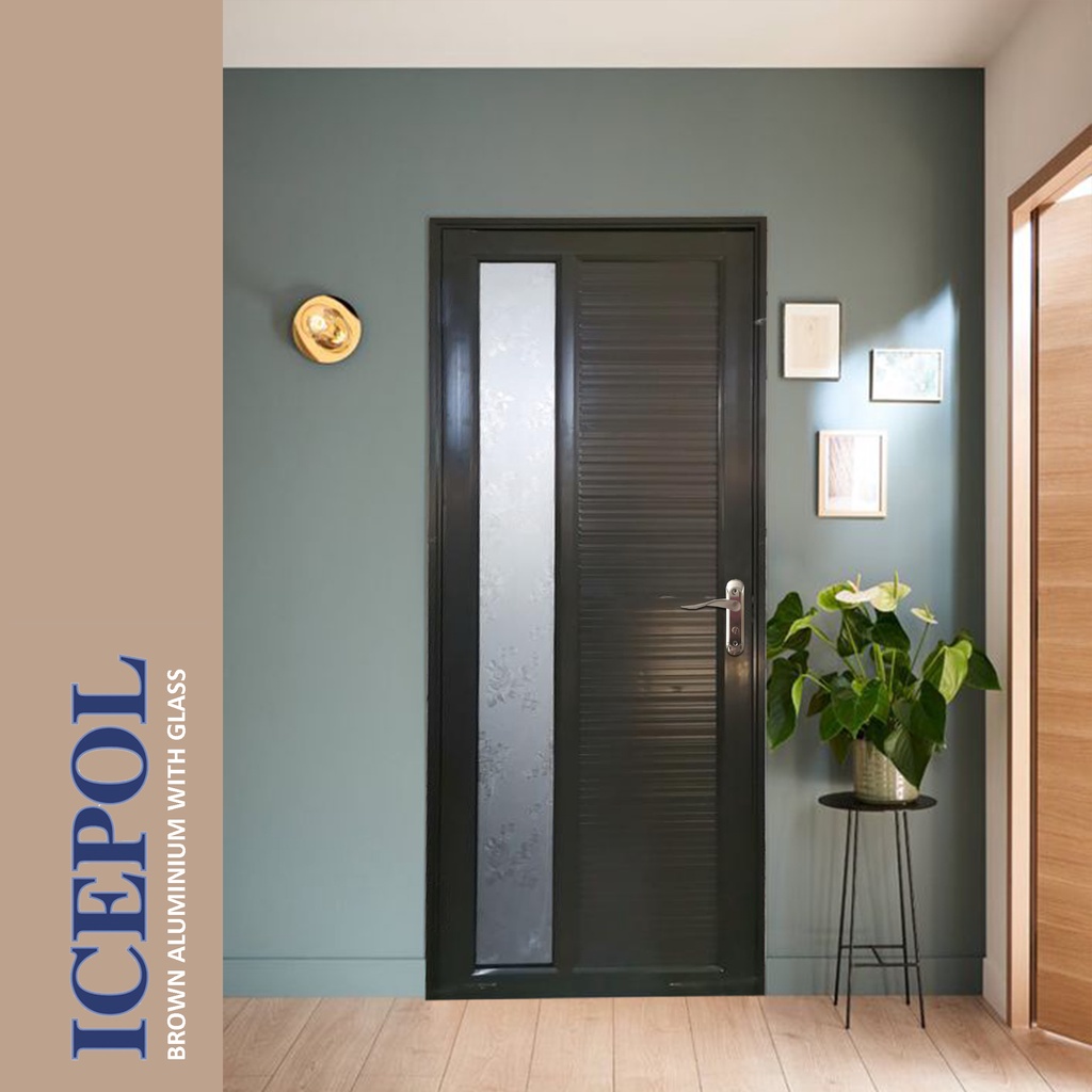Harga Pintu Kamar Mandi Alumunium Coklat Terbaru September 2022 |Biggo Indonesia