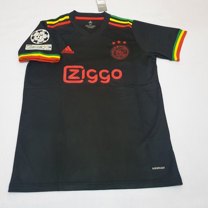 ajax shirt 2023 bob marley Jual Jersey Baju Bola Ajax 3Rd Bob Marley 2021/2022 Full Patch Ucl Indonesia|Shopee Indonesia