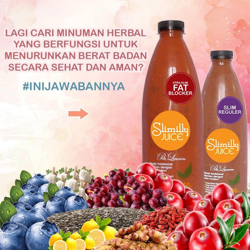 SLIMILLY JUICE BY PRILLY LATUCONSINA (XTRASLIM FAT BLOCKER