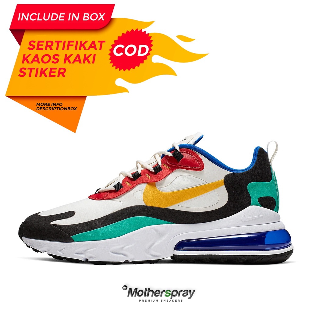 Jual Nike Air Max 270 React Bauhaus High Premium Indonesia|Shopee Indonesia