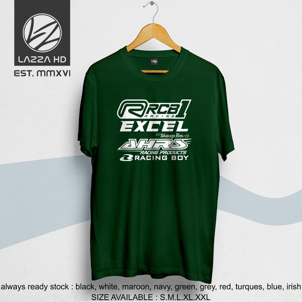 Jual Kaos / Baju / Tshirt Distro Rcb 1 Racing Logo Sponsor Balap Motor One Prix Bd Terlaris -Andara32 | Shopee Indonesia