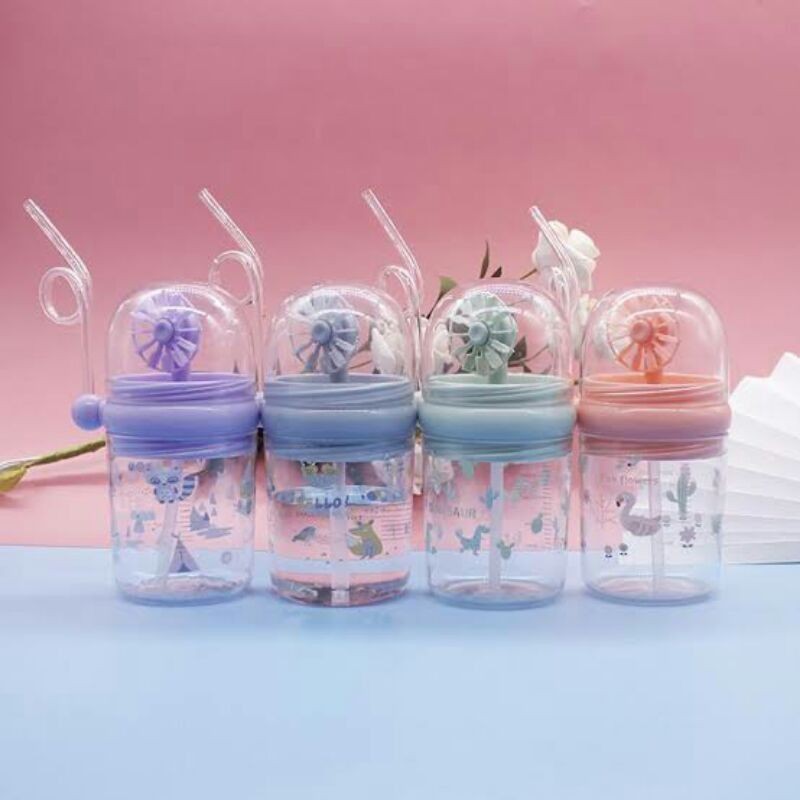 Jual Botol Minum Kincir Air Mancur / Botol Minum Viral Air Mancur Kincir 260 Ml Indonesia|Shopee Indonesia