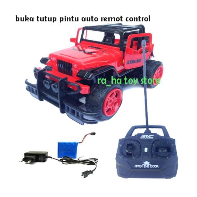Jual Mobil Jip R/C Buka Tutup Pintu Auto Remot Mainan Anak Mobil Mobilan Jip | Shopee Indonesia