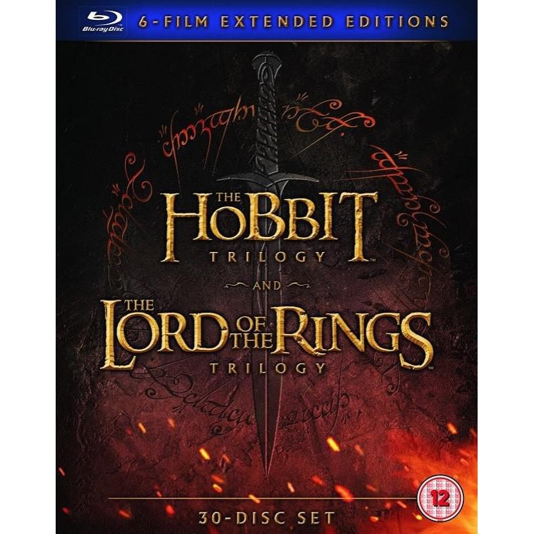 Jual The Lord Of The Rings And The Hobbit Trilogy Extended Edition Bluray | Shopee Indonesia