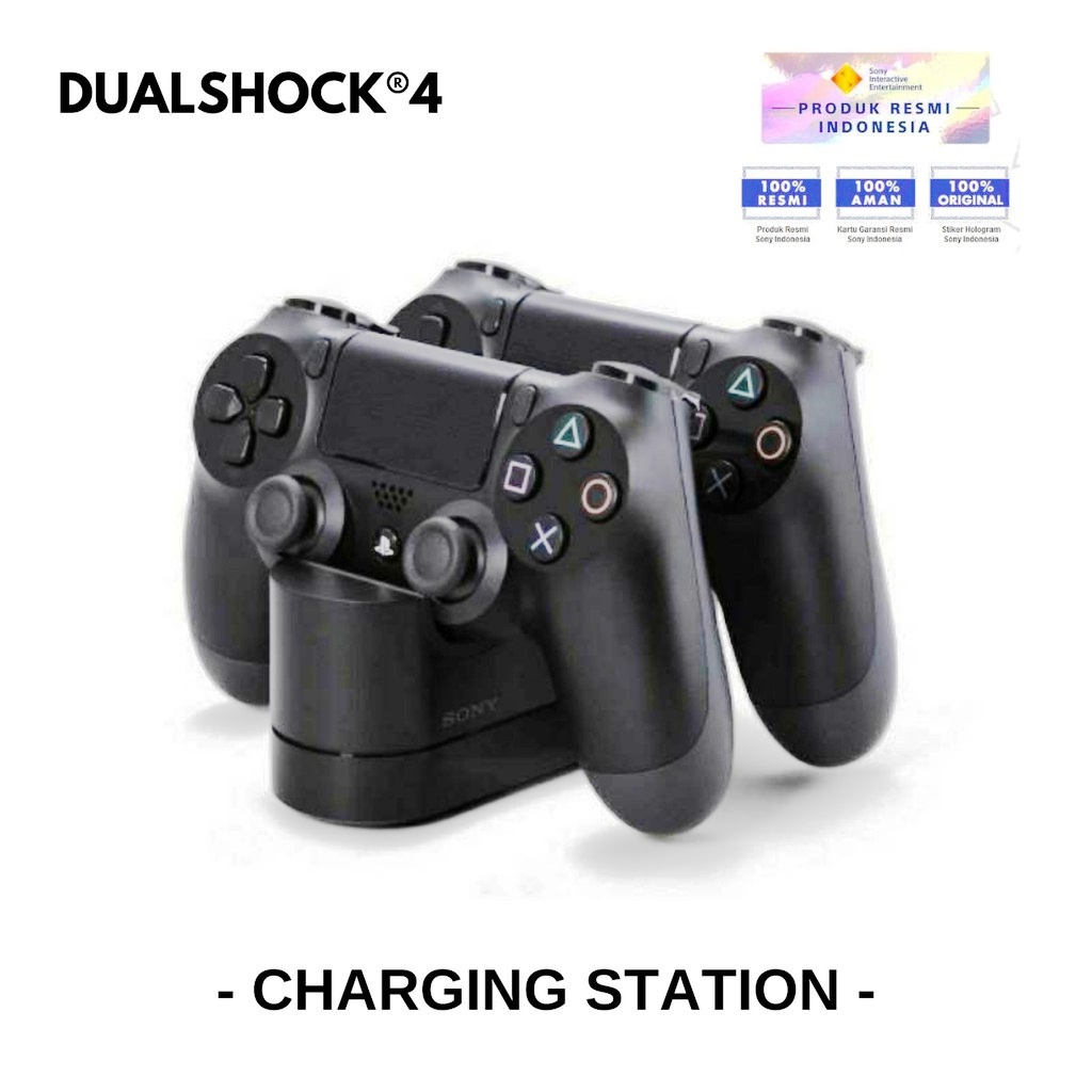 Jual ⭐ Ds4® Charging Station ⭐ (Garansi Resmi Sony™) For Dualshock® 4 I Aksesoris Charger Charge Controller Joystick Stick Stik Playstation4 Ps4 Dualshock4 Ds4 Playstation Ps Ds Dualshock Dual Shock 4 Ps4