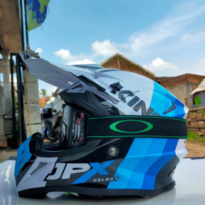 Helm Cross JPX X37 King + Google Inko Ongkir Termurah 2 kg | Shopee  Indonesia