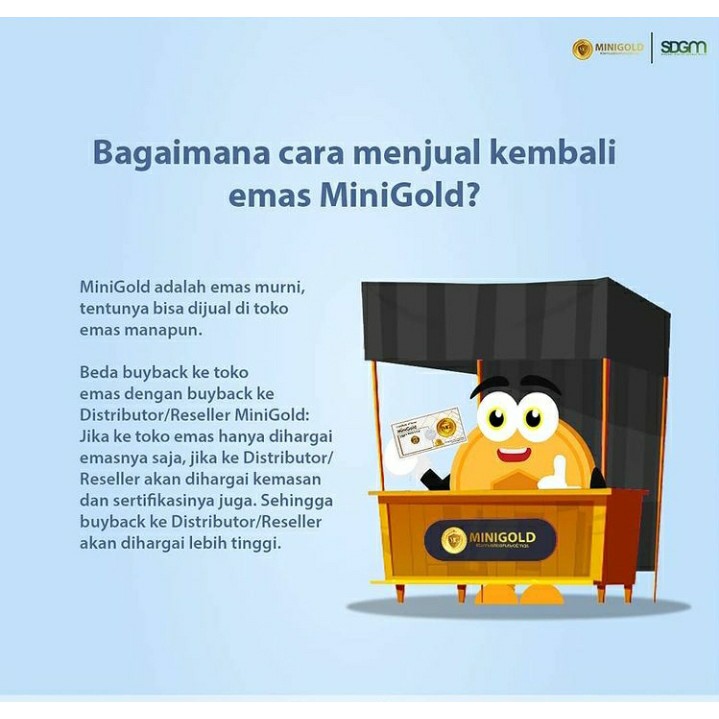 MINIGOLD 0,025 Gram Logam Mulia Emas 24 Karat / EMAS MINI GOLD