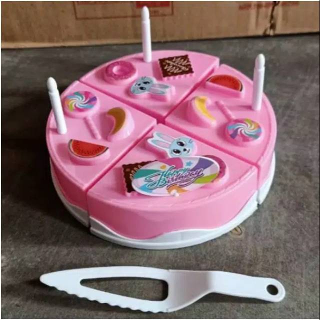 Jual Mainan Anak Kue Ulang Tahun Tart Ld 1 / Mainan Anak Potong Kue Ulang Tahun Indonesia|Shopee Indonesia