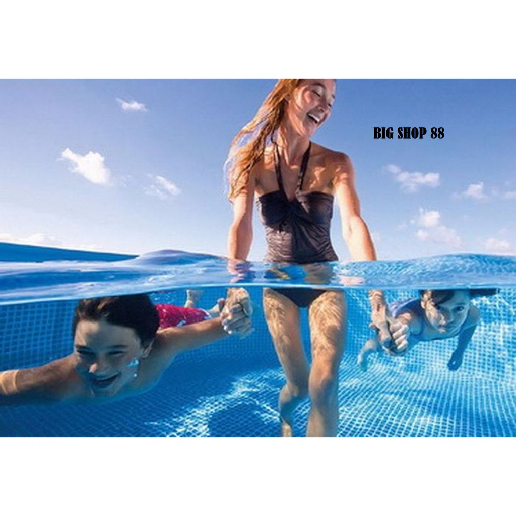 Jual Kolam Renang Intex Rectangular Frame Pool 3M 3Meter 3 Meter 300 X 200 X 75 Cm #28272 | Shopee Indonesia