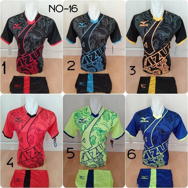Baju kaos seragam setelan pakaian voli volley volly mizuno v1. Baju Olahraga Jersey Bola Kaos Setelan Futsal / Volly ...