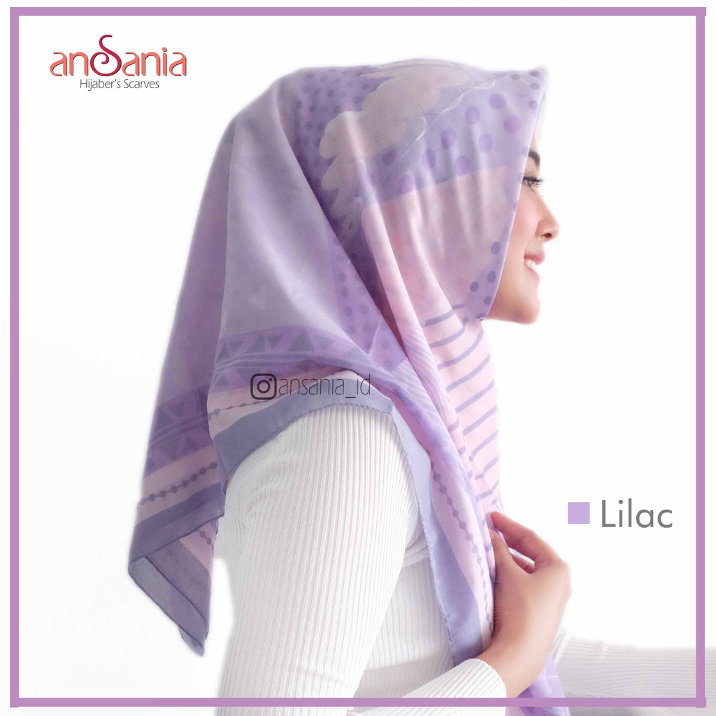 jilbab segi empat saudia motif ansania termurah Shopee Indonesia