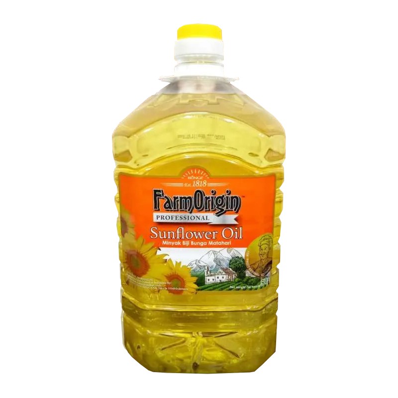 Jual FARM ORIGIN Sunflower Oil 5 Liter Minyak Bunga Matahari Shopee Indonesia