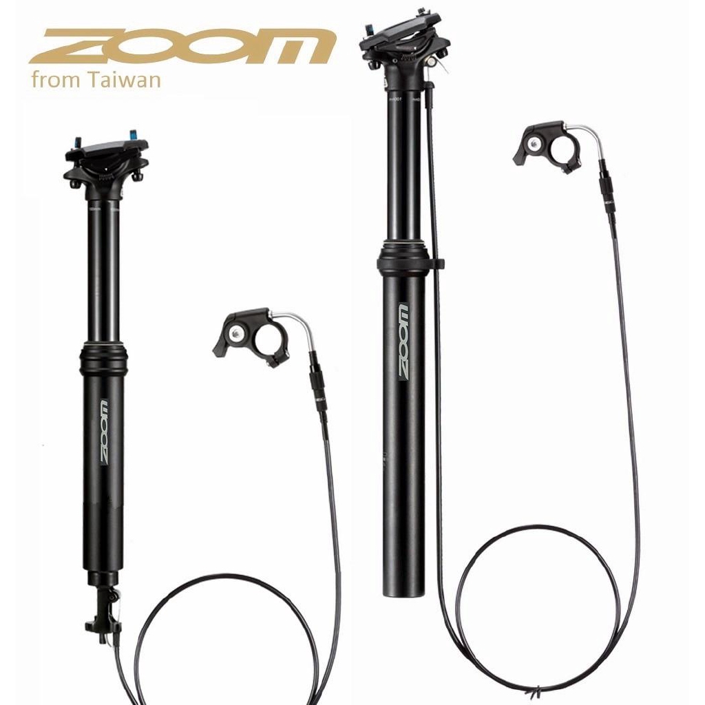 Zoom Dropper Seatpost Height Adjustable MTB Internal External Routing